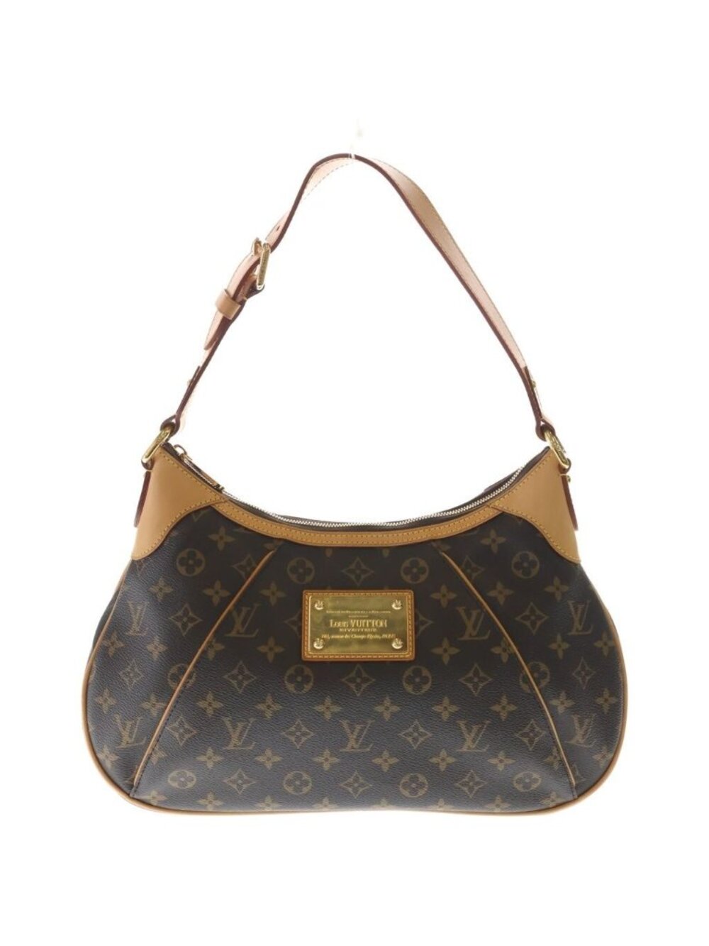 Louis Vuitton Monogram Canvas Thames GM Shoulder Bag Brown